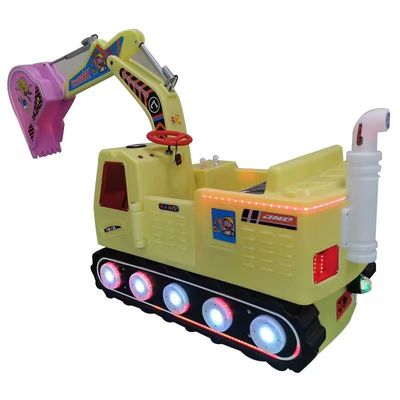 Instalaciones de entretenimiento para niños Viajar en 24V Juguetes eléctricos Coche con excavadora Modelado