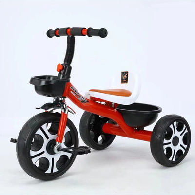 Triciclo bebé para niños de 2 a 5 años de edad 3 ruedas asiento de cuero suave rueda Mickey grande