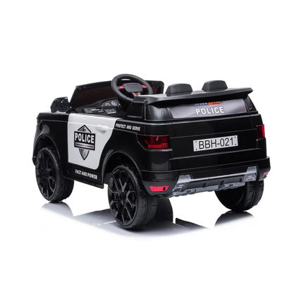 MP3 Función 12v Niños coche de policía eléctrico con control remoto
