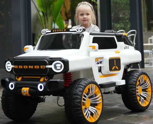 Coches eléctricos de 2 asientos para niños de 12 V con control remoto y diseño de gran tamaño