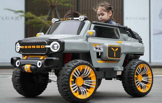 Coches eléctricos de 2 asientos para niños de 12 V con control remoto y diseño de gran tamaño