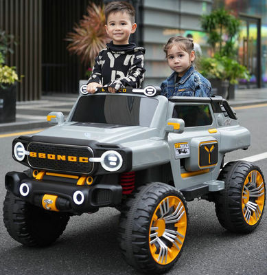 Coches eléctricos de 2 asientos para niños de 12 V con control remoto y diseño de gran tamaño