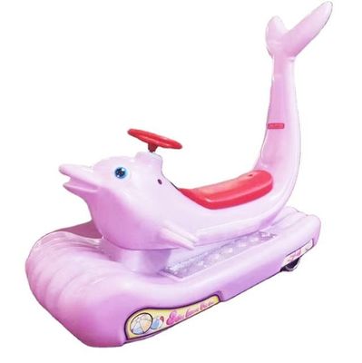 Unisex Electric Ride On Car para niños y adultos Parque de diversiones de coloridos delfines deslumbrante
