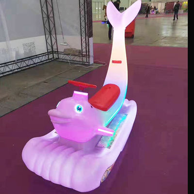 Unisex Electric Ride On Car para niños y adultos Parque de diversiones de coloridos delfines deslumbrante