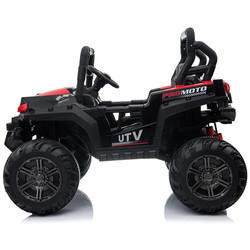 Control remoto y diseño colorido 12V eléctrico 4x4 UTV Off-Road Ride On Cars para niños